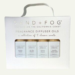 Sand+Fog Winter Fragrance Diffuser Essential Oils Collection Classic Scents New!